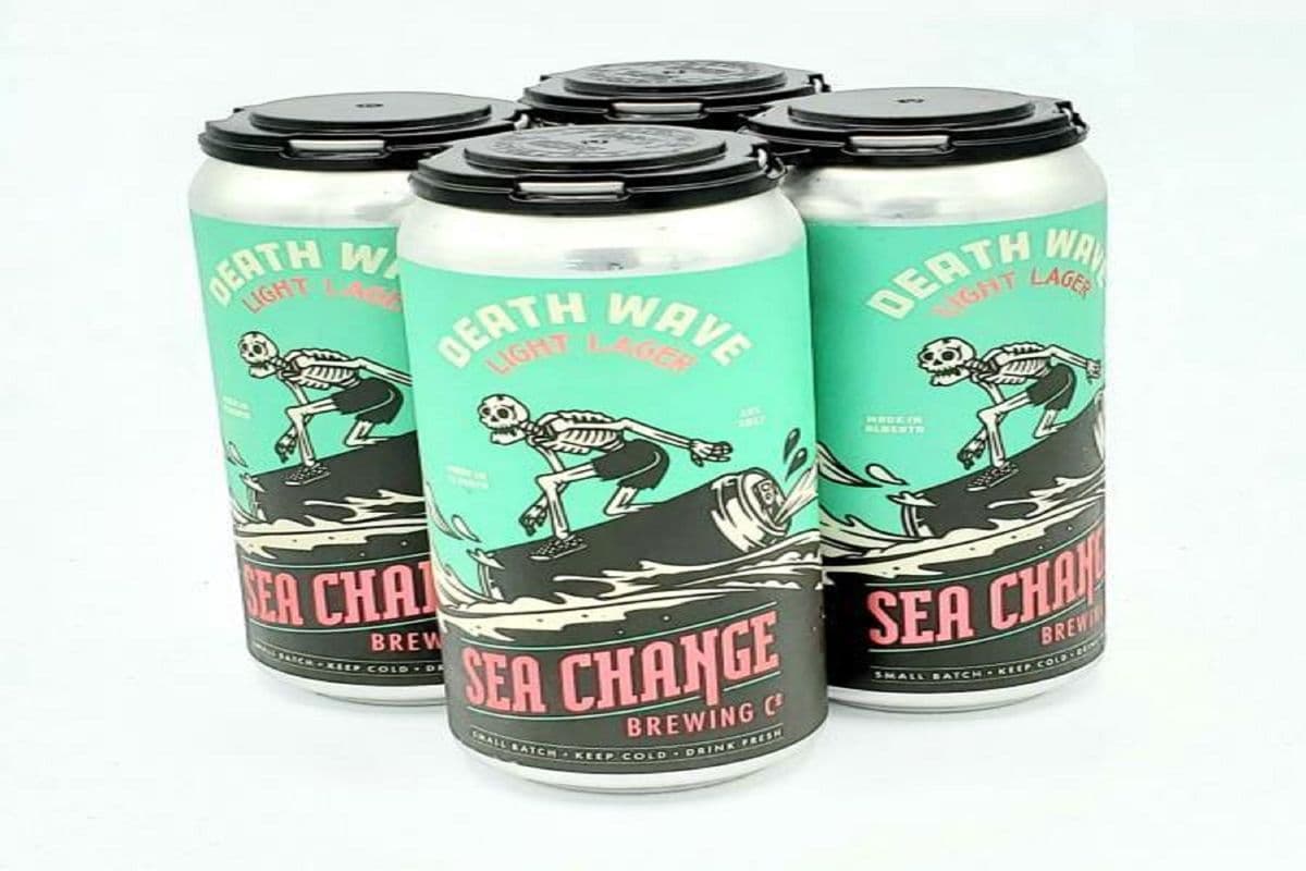 839900. Death Wave Light Lager (4 Cans) (1 x 4pc)