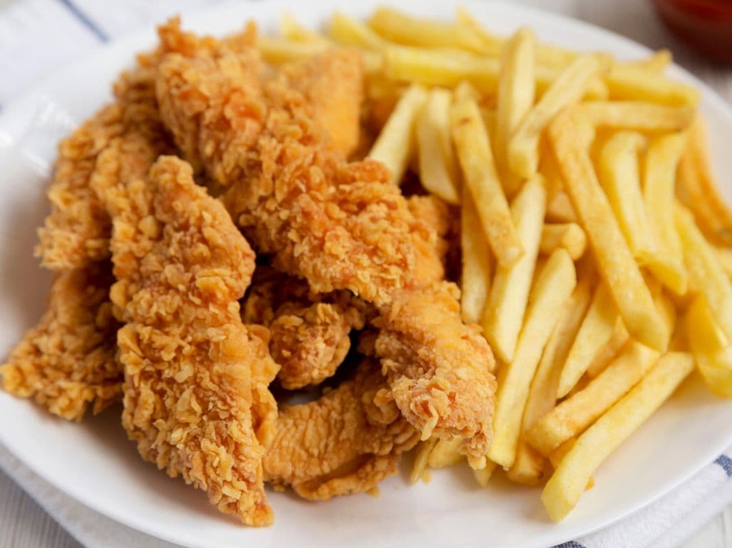 Chicken Strips with Fries