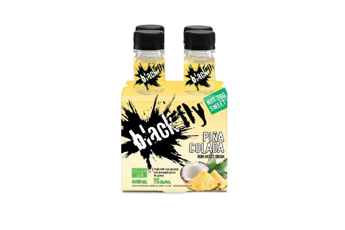 BLACK FLY RUM PINA COLADA (4 x 500ml)
