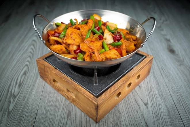 Spicy Chicken Dry Pot