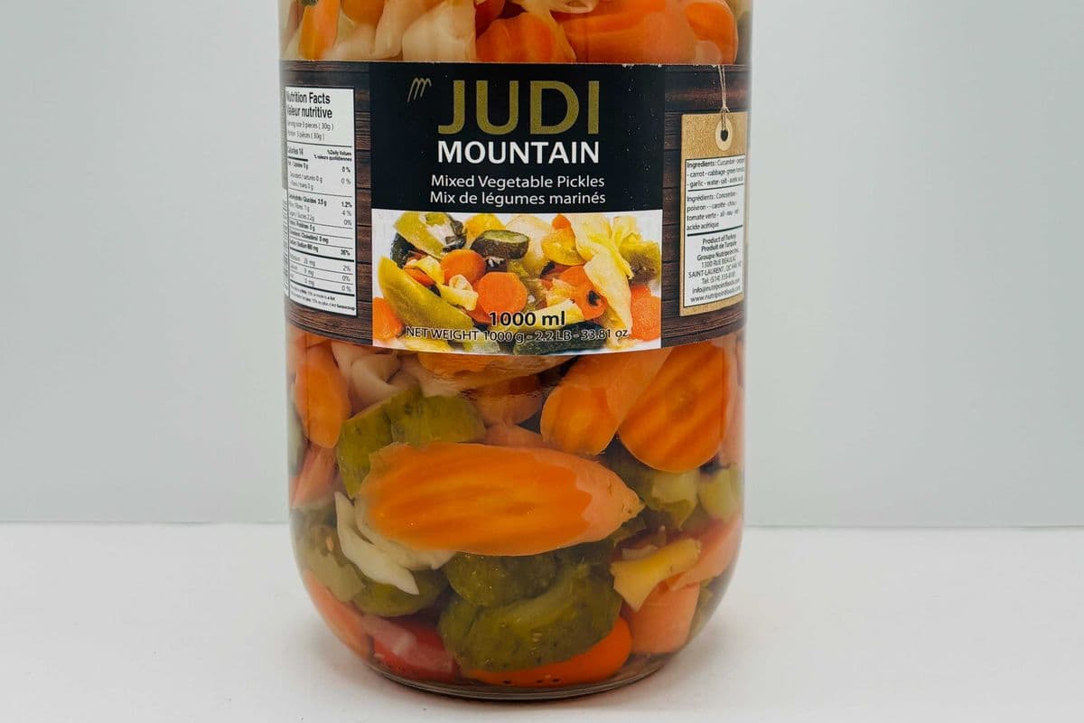 Judi Mixed Vegetable Pickles, 1000 Grams (1000g)