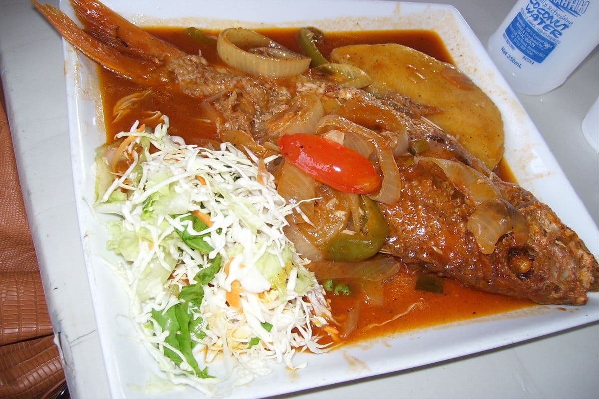 Brown Stew Fish