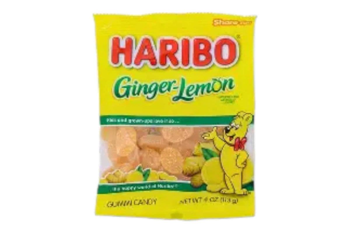 Haribo Ginger Lemon (113gm) (110 Cal)