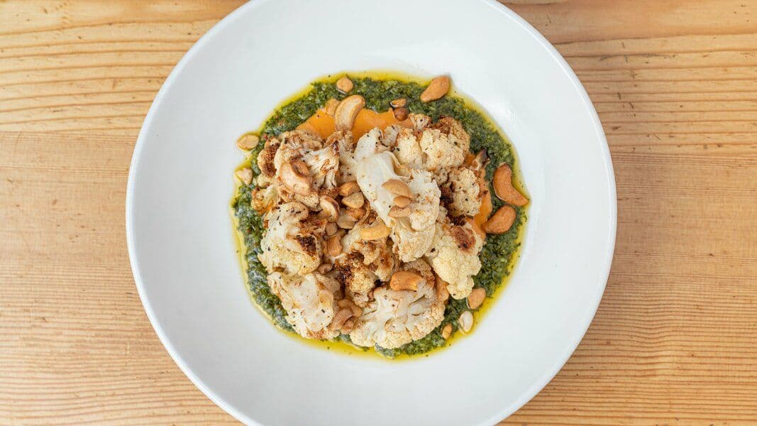 Roasted Cashew Cauliflower