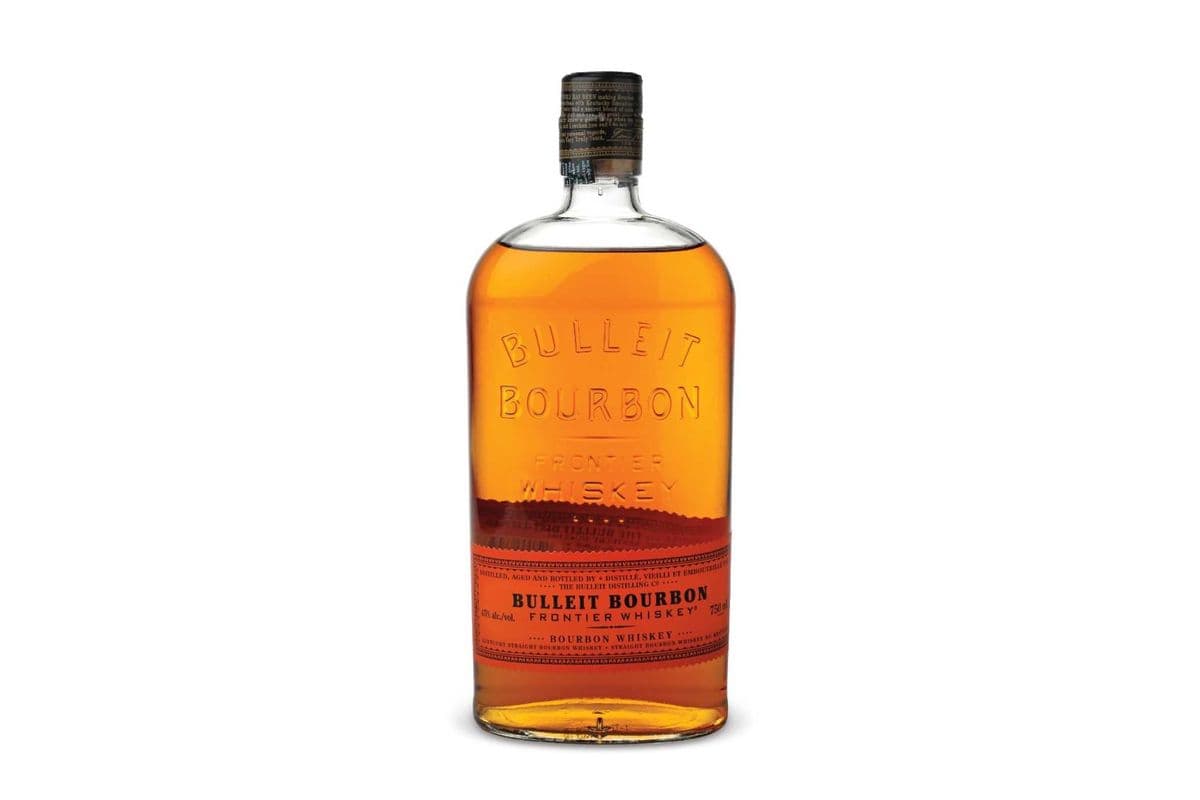 Bulleit Bourbon Frontier Whiskey-750ml (1 x 750ml)