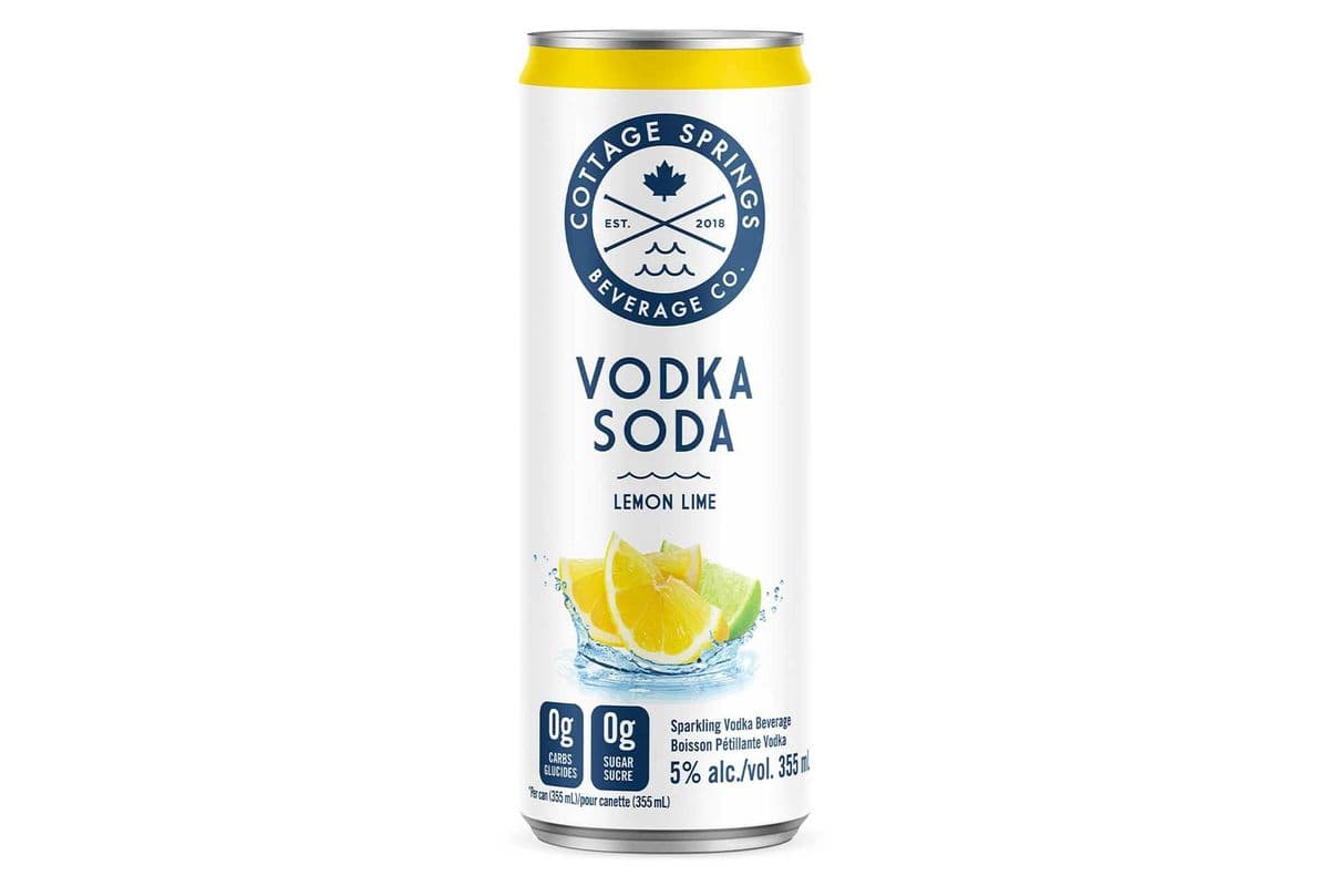 Best Seller Cottage Springs Lemon Lime Vodka Soda 355ml (1 x 355ml)