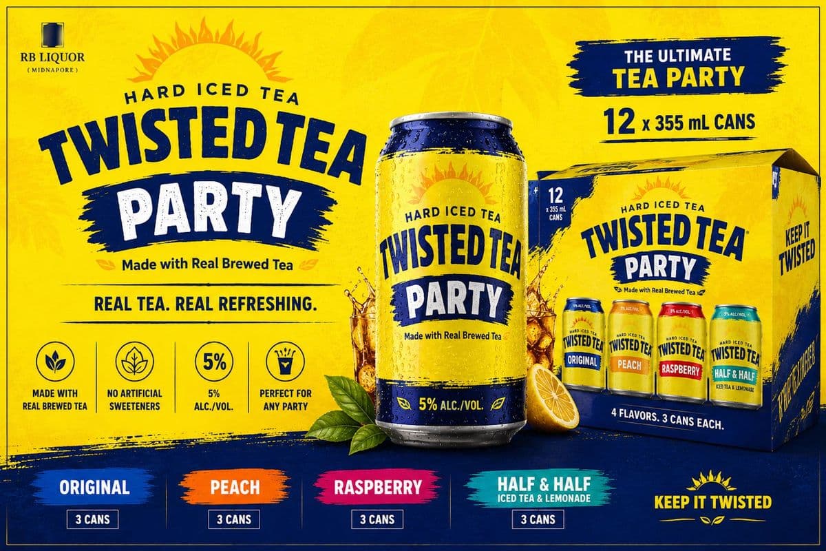 Twisted Tea Party Pack Cans (11 x 355ml)