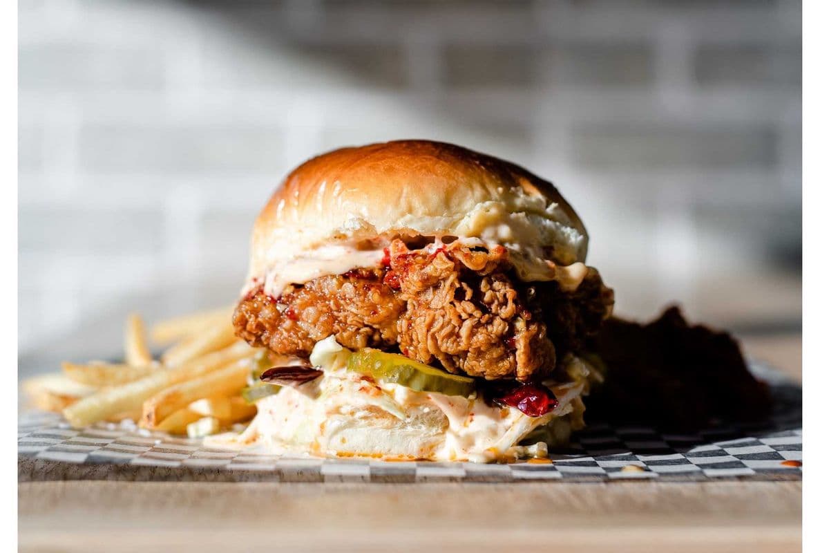 Szechuan Flame Chicken Sandwich (Spicy)