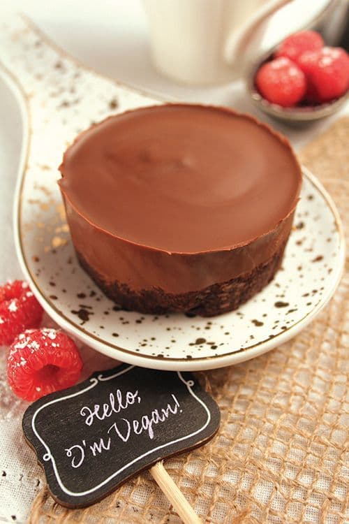 GLUTEN FREE VEGAN CHOCOLATE DECADENCE CAKE One Cake