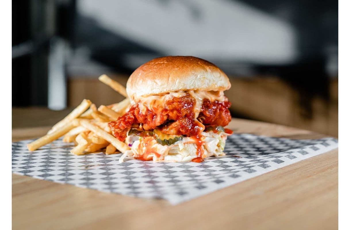 Korean BBQ Chicken Sandwich Combo