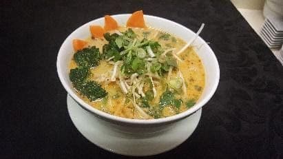 18. Regular Spicy Veggie Satay Noodle Soup