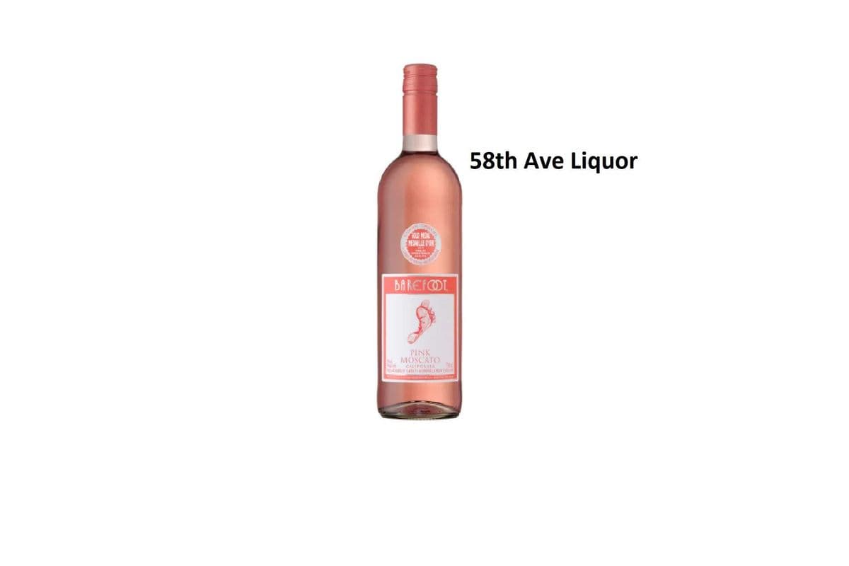 BAREFOOT PINK MOSCATO 750ML (1 x 750ML)