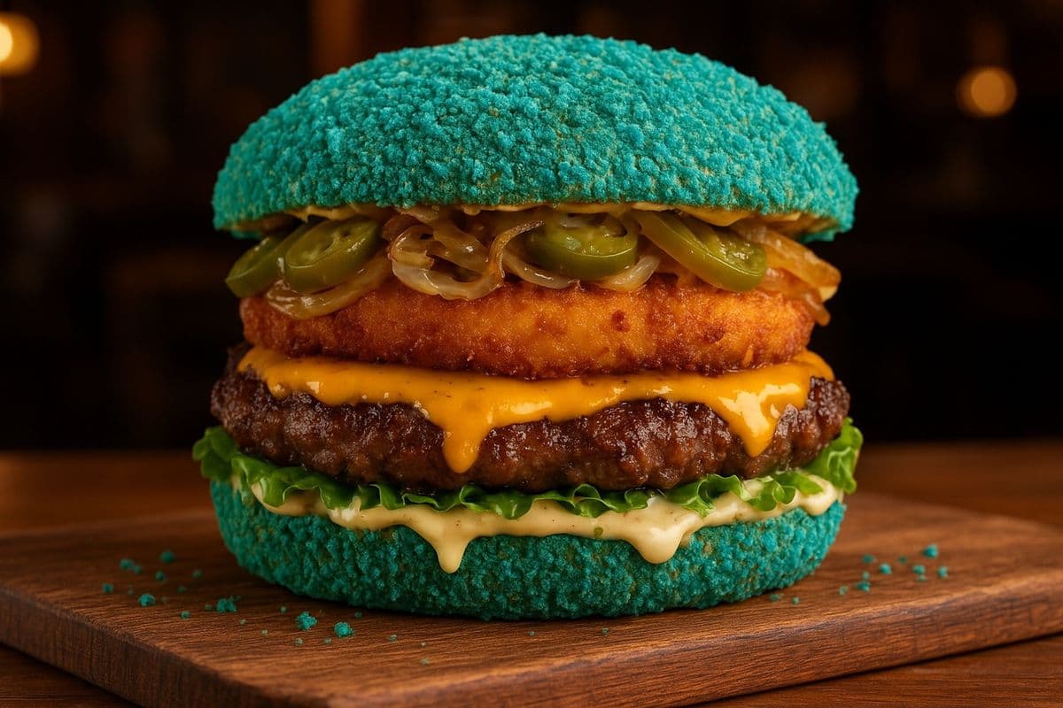 Blue Takis Burger