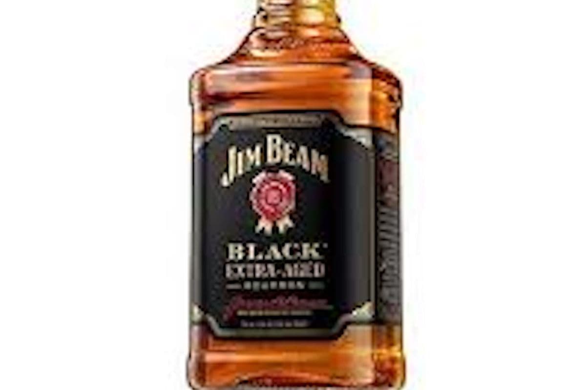 Jim Beam Black Bourbon Extra-Aged Whiskey (1 x 375 ml)