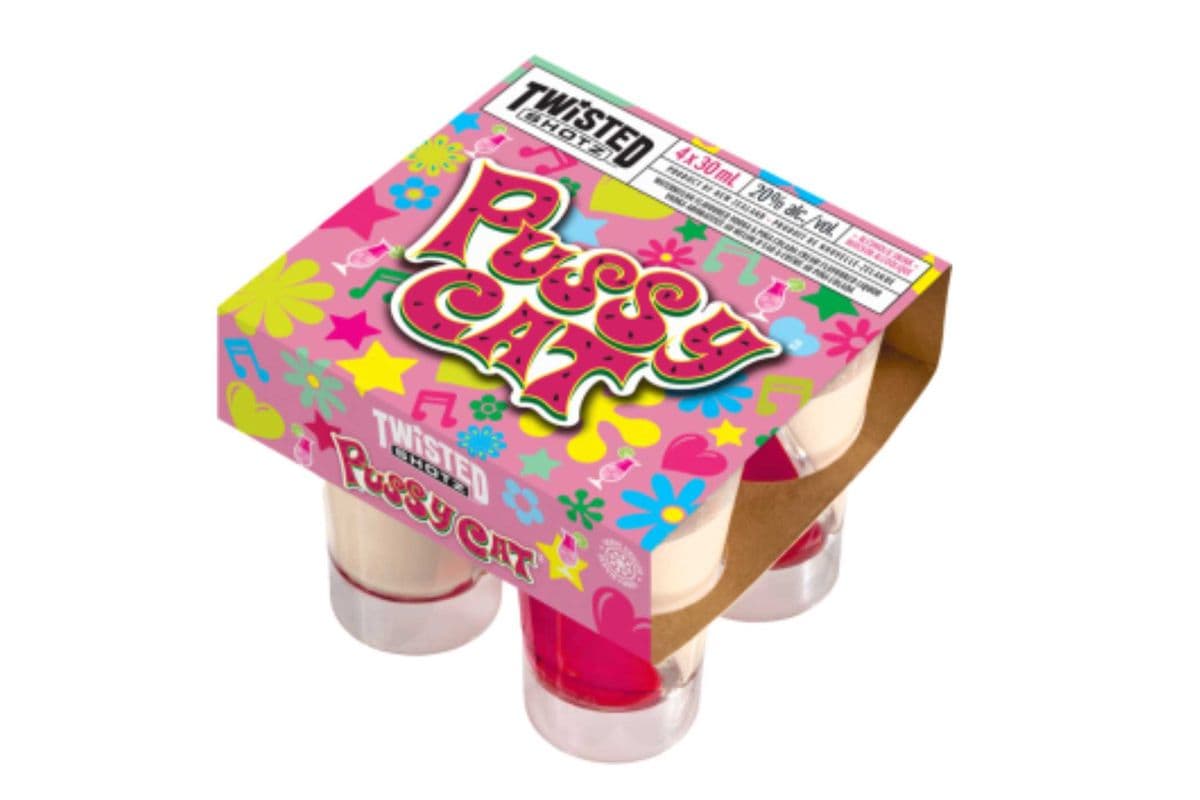 TWISTED SHOTZ PUSSY CAT 4PK (4 x 30ml*4)