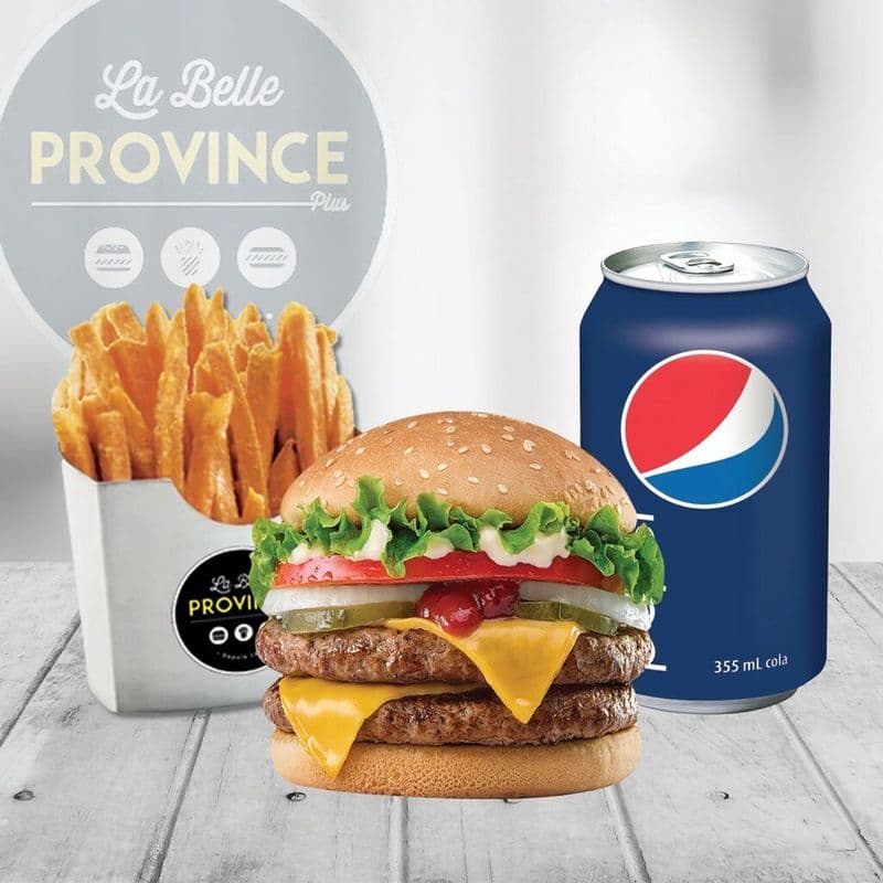 TRIO CHEESEBURGER DOUBLE HALAL
