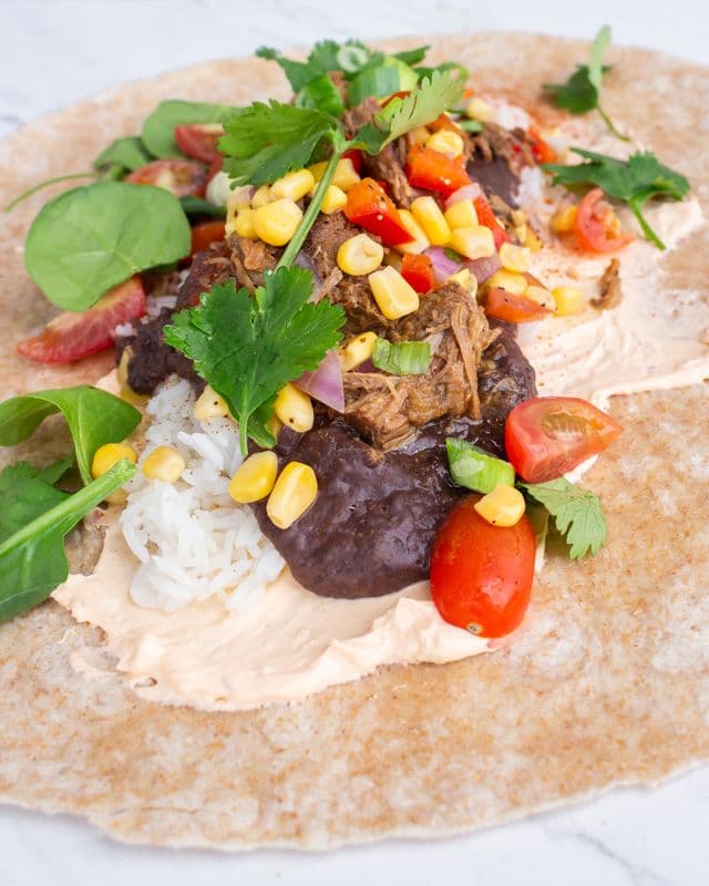 Barbacoa Beef Burrito