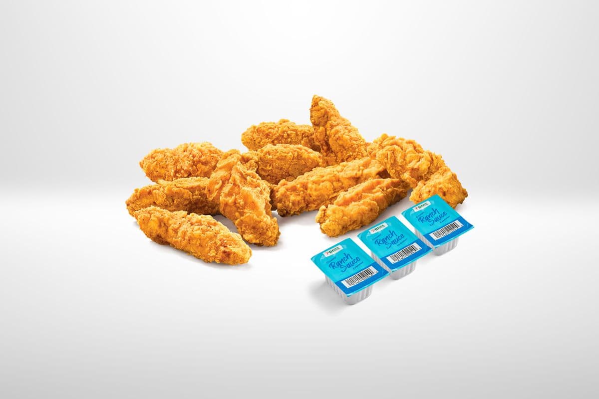 10 Chicken Strips + 3 FREE Dips