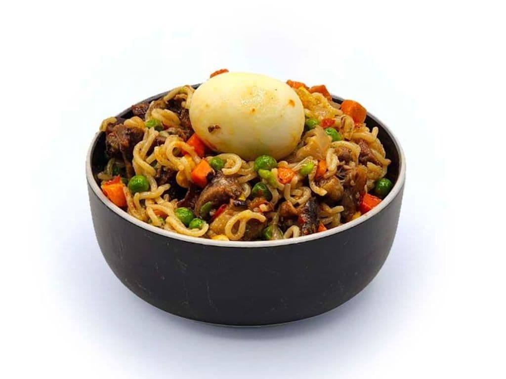 Asun + Indomie + MixedVeggies