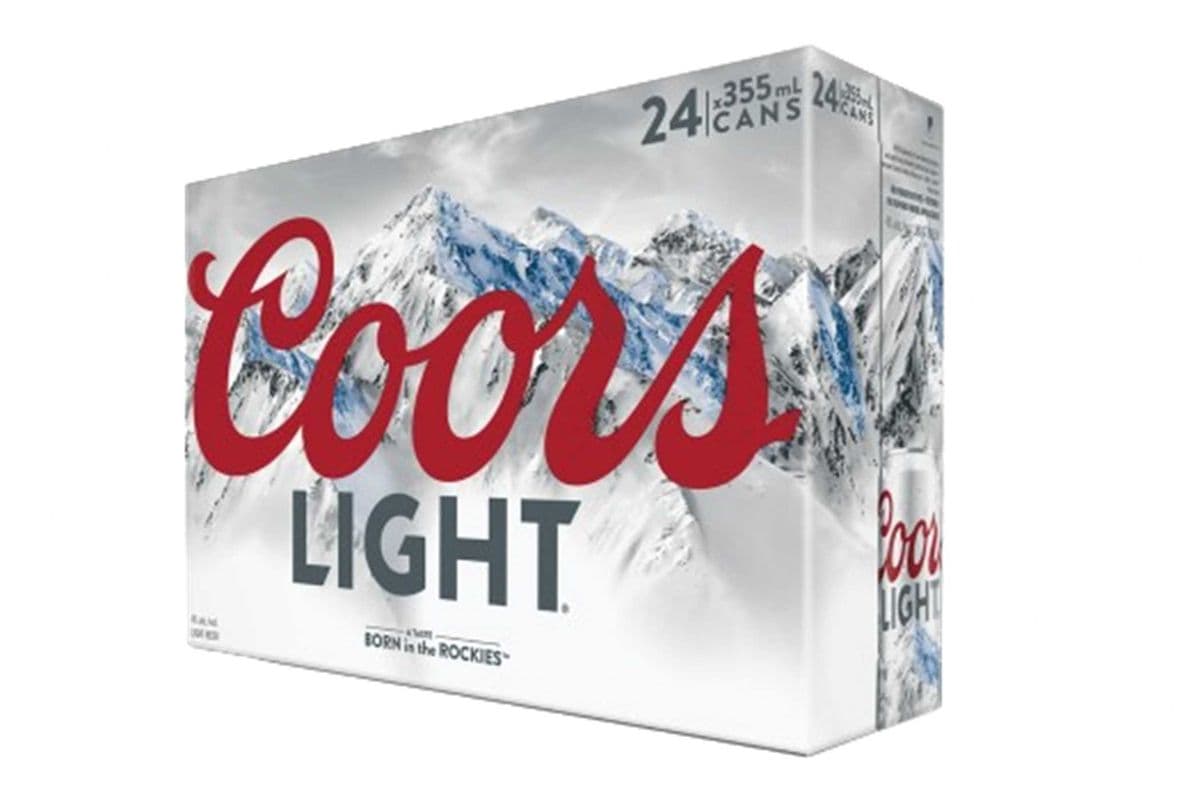 COORS LIGHT 24 CANS (24 x 355 ML)