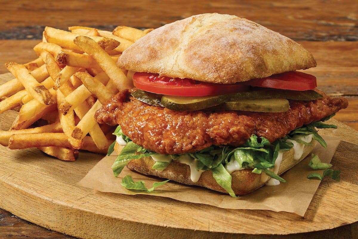 Hot Chicken Sandwich Combo