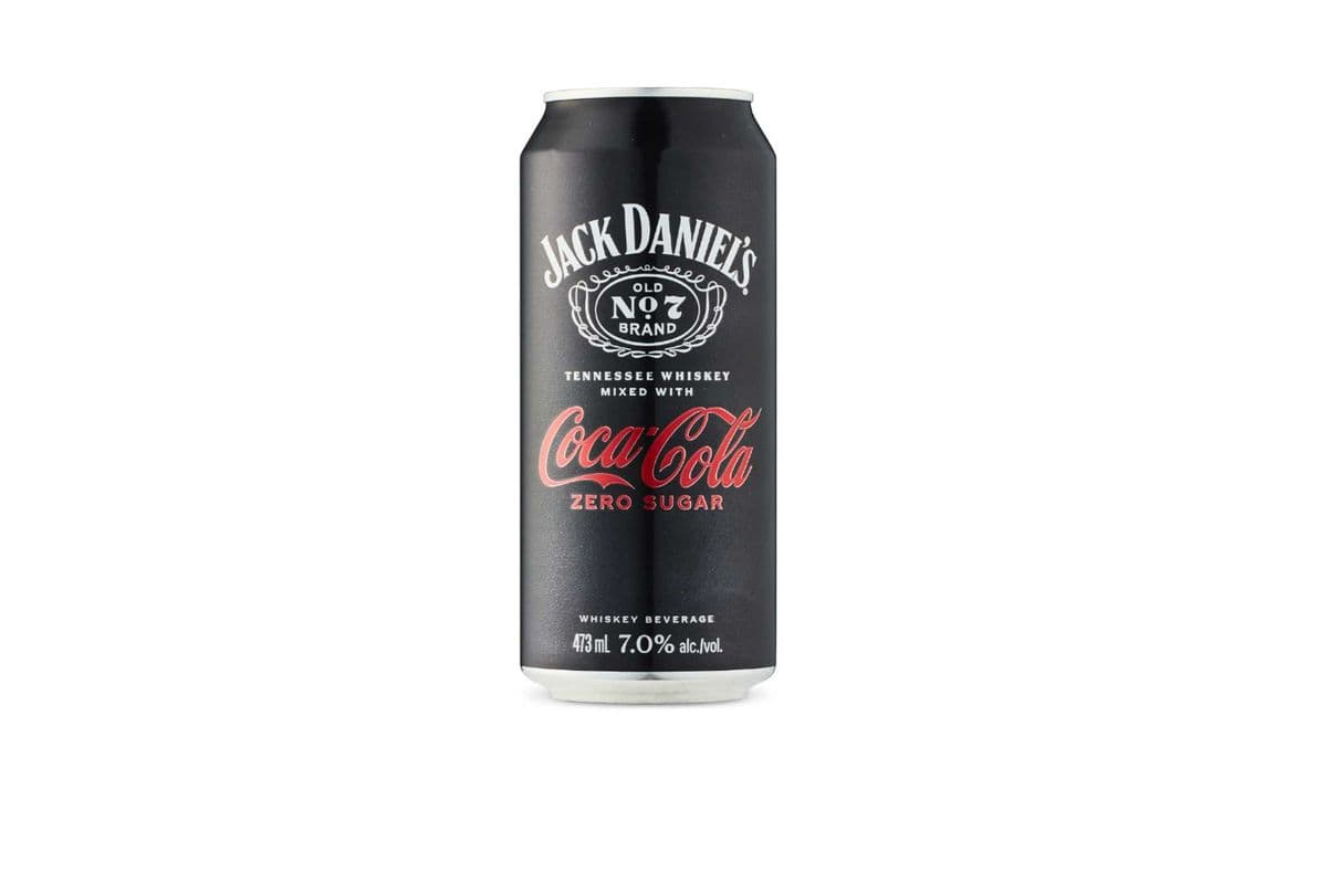Jack Daniel's & Coca Cola Zero Sugar (1 x 473ml can)