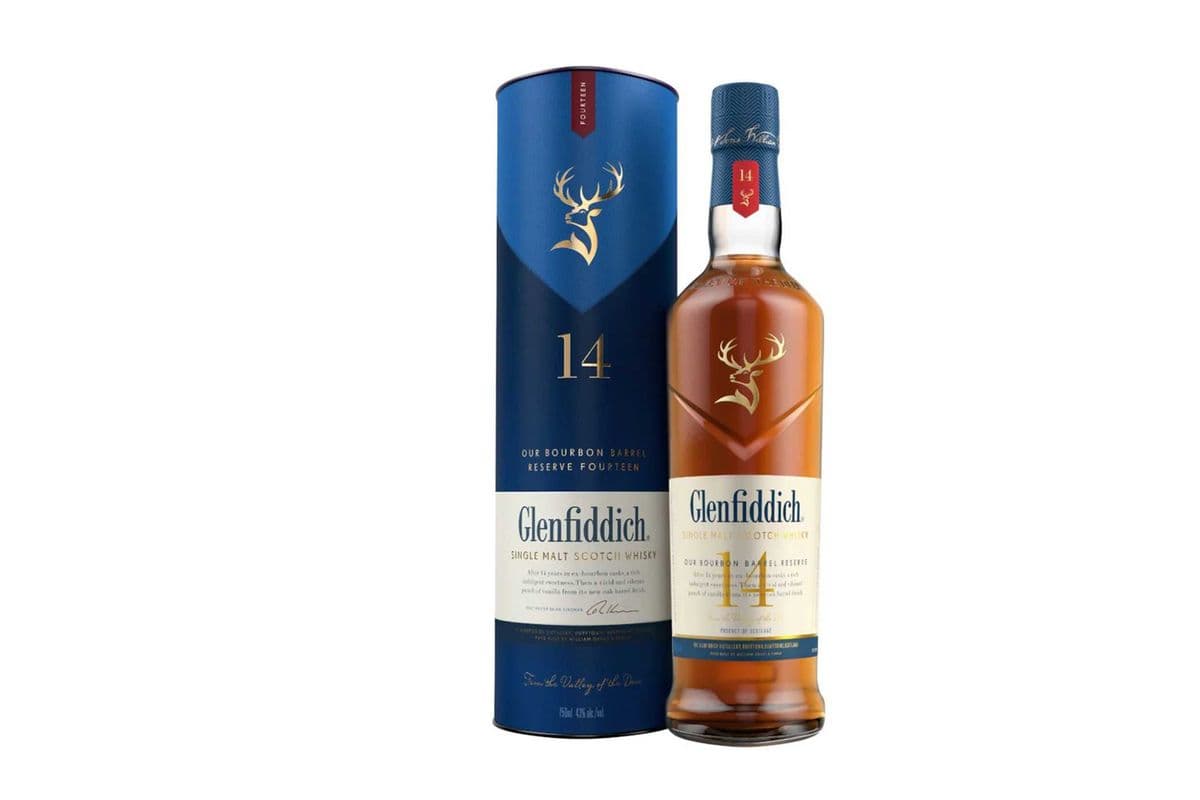 813356. GLENFIDDICH 14YO BOURBON BARREL RESERVE (1 x 750ML)