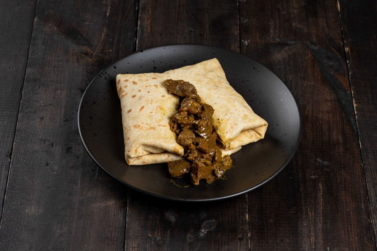 Roti - Curry Goat (Boneless)