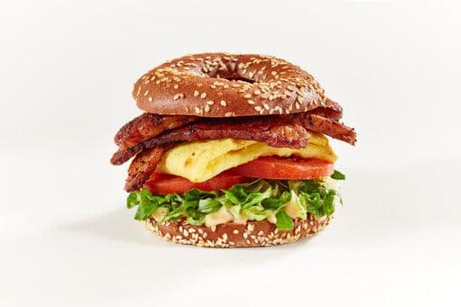 Tempeh Bacon & JUST Egg / Tempeh Bacon + JUST Egg Bagel