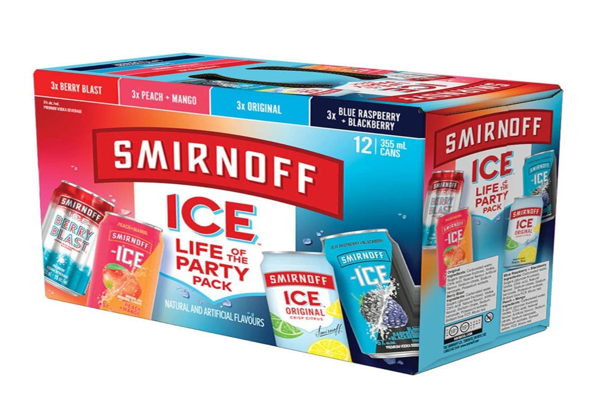 Smirnoff Party Mixed Cans 12PK (12 x 355ml)