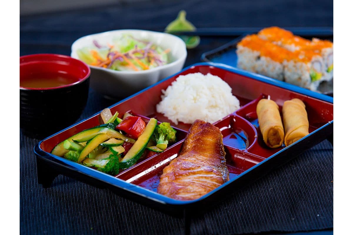 Salmon Teriyaki (Bento)
