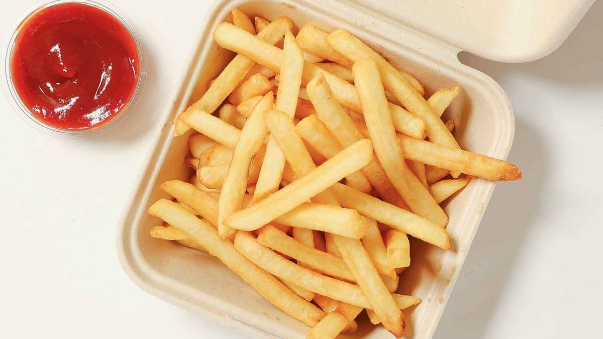 JUST FRIES.
