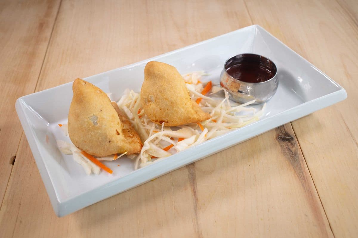 1. Vegetable Samosa (2 Pcs)