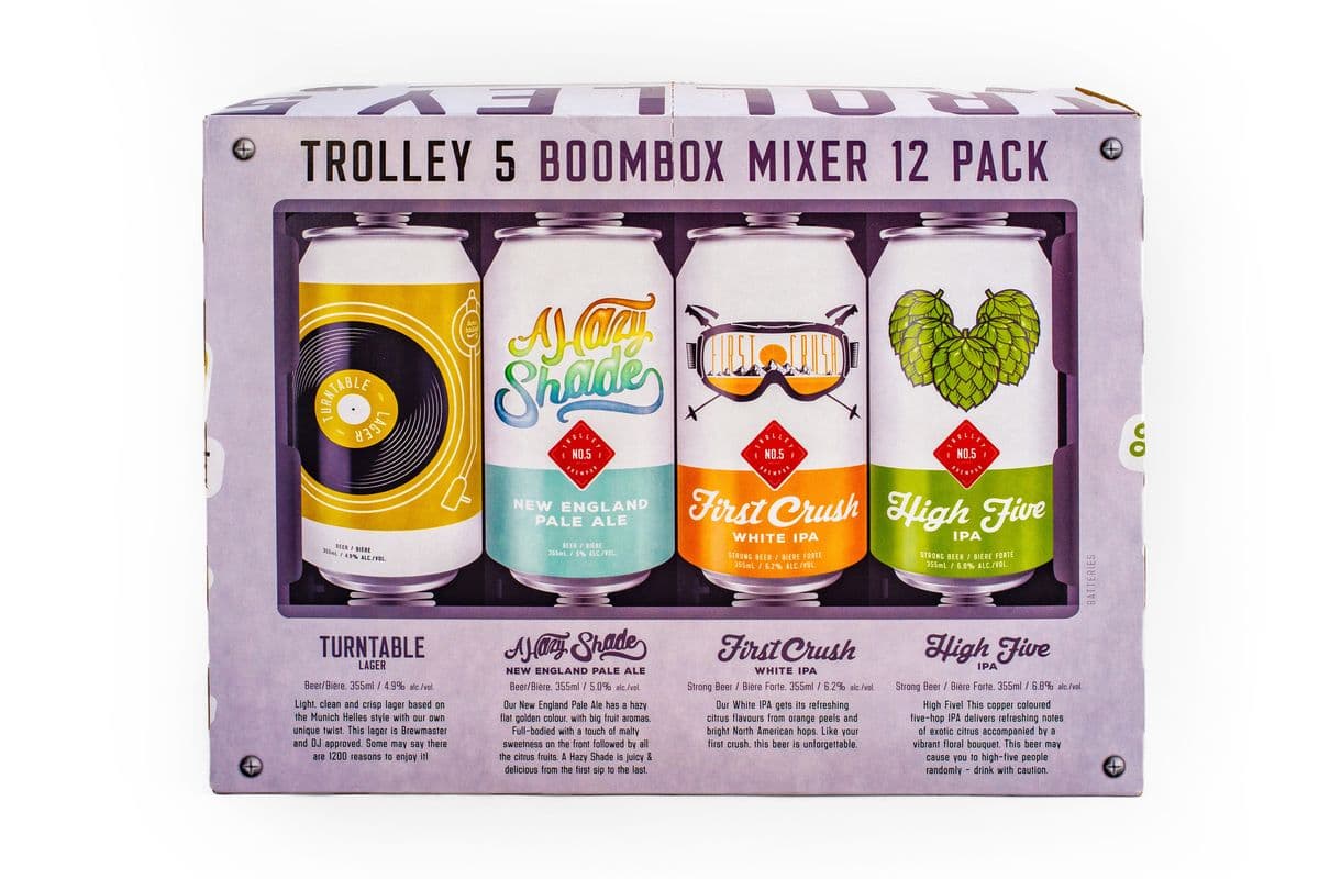 Trolley 5 BoomBox 12 Mixer Pack (1 x 12x 355 ml)