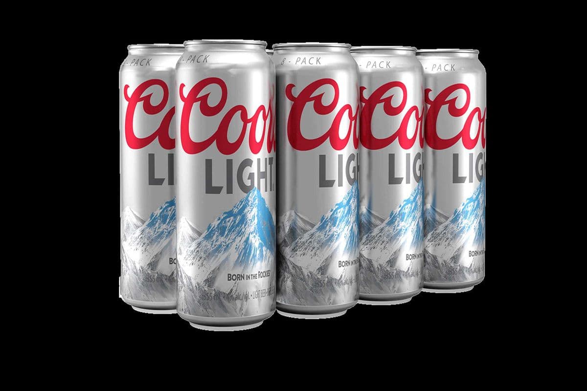 698100. Coors Light 8 pack cans (1 x 8pc)
