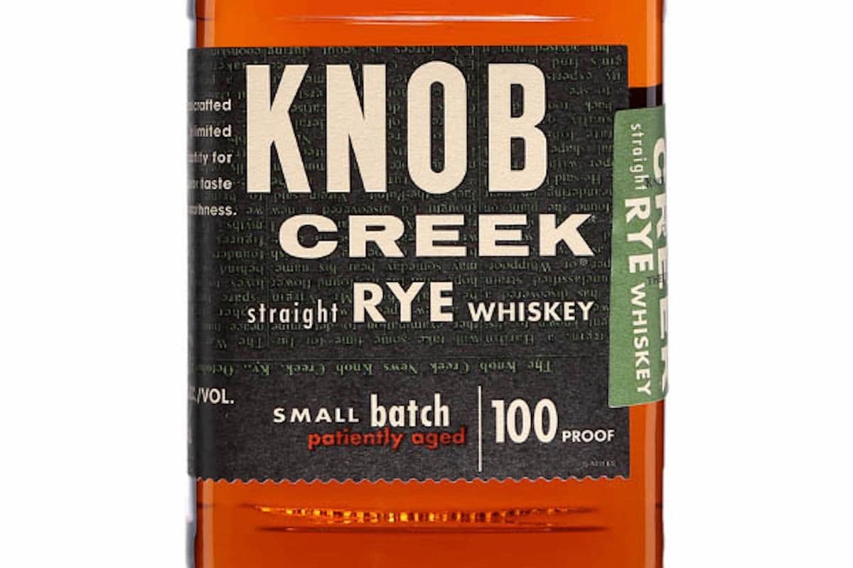 Knob Creek Kentucky Straight Rye Whiskey 750ML (1 x 750 ml)