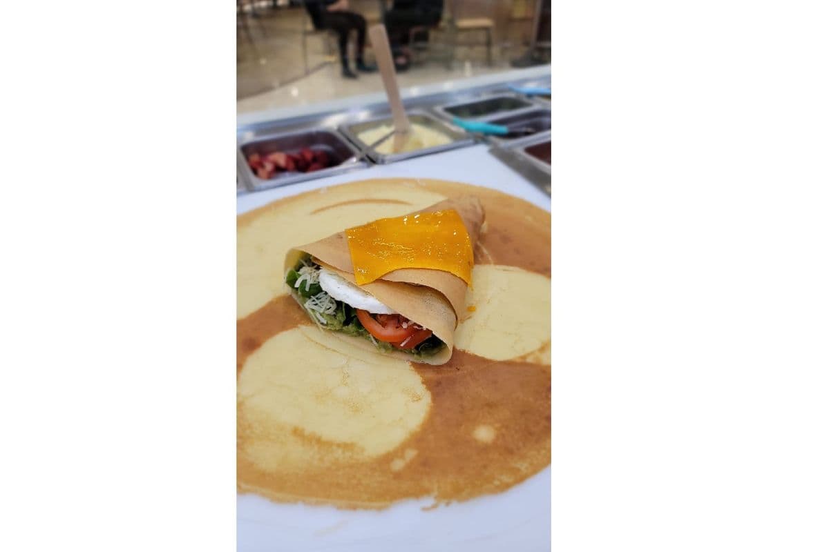 Vegetarian Breakfast Crepe