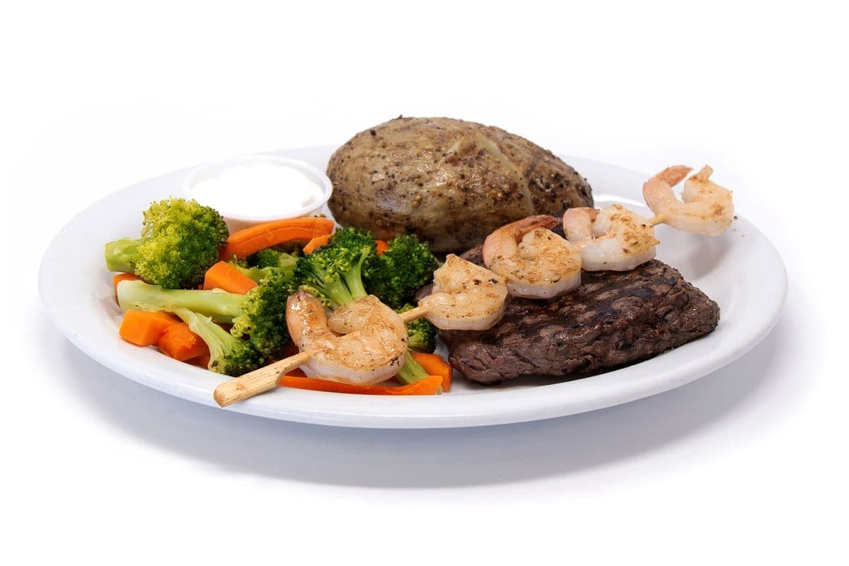 Steak and Shrimp Dinner