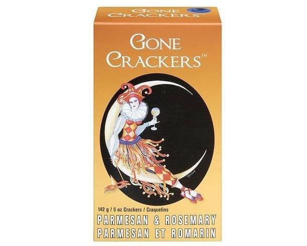 GONE CRACKERS PARMESAN & ROSEMARY CRACKERS 142G