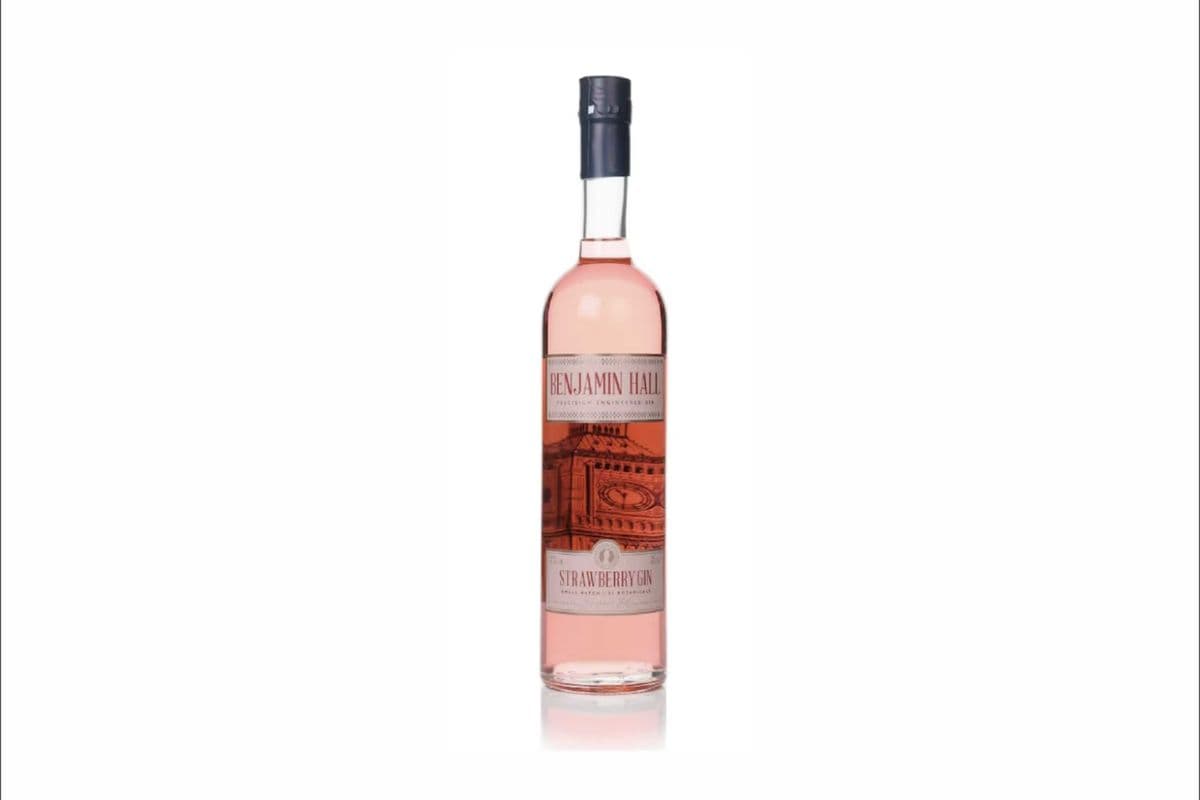 Benjamin Hall Strawberry Gin 750ml (1 x 750ml)