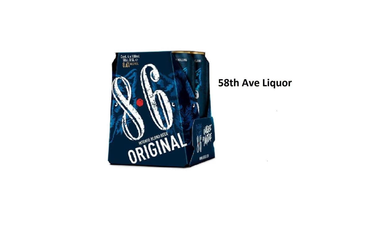 BAVARIA 86 ORIGINAL 4 CANS (1 x 4x500ML)