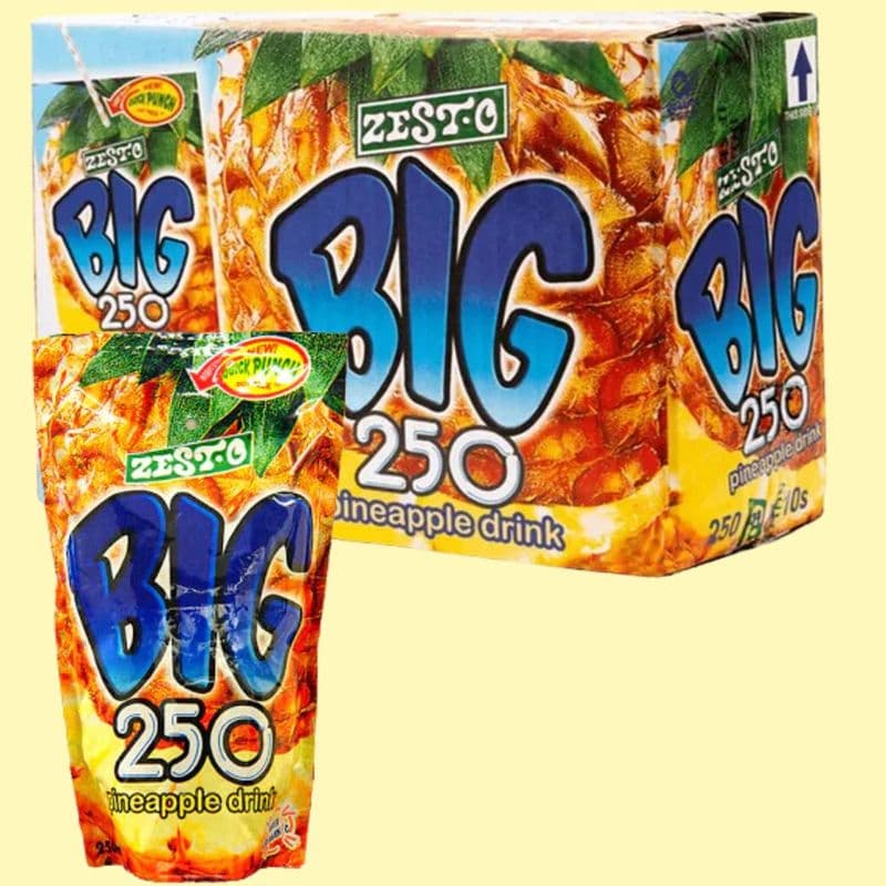 Pineapple Drink, 10X250ml, Zest-O