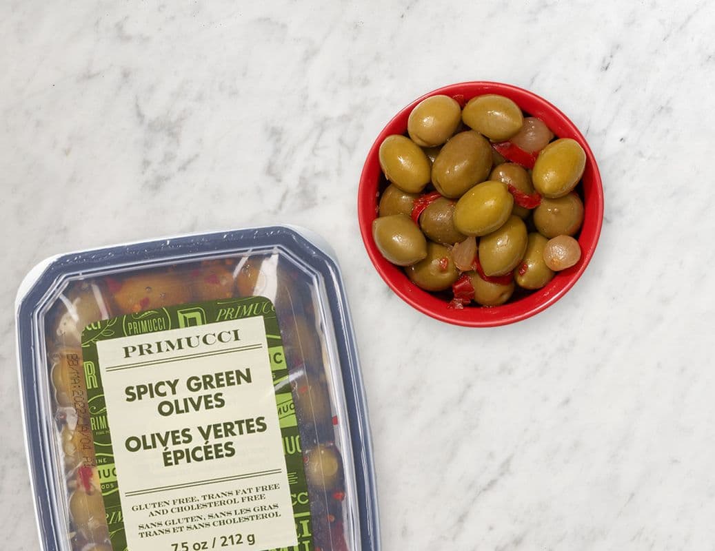 Spicy Green Olives (212g)