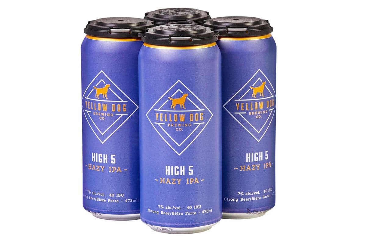 Yellow Dog High 5 Hazy IPA (4 x 473ml)