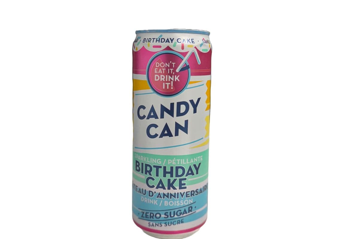 Candy Can Birthday Cake