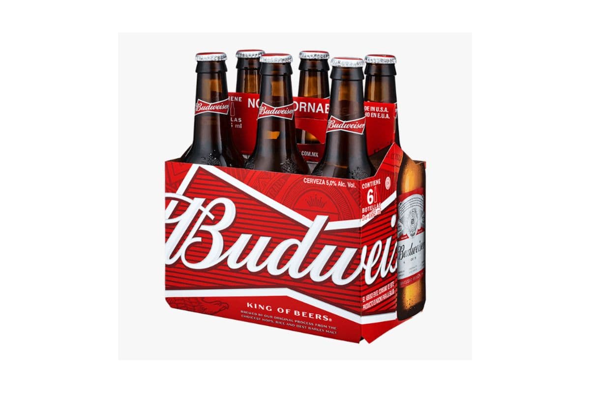 Budweiser (6 Bottles) (1 x 330ML)