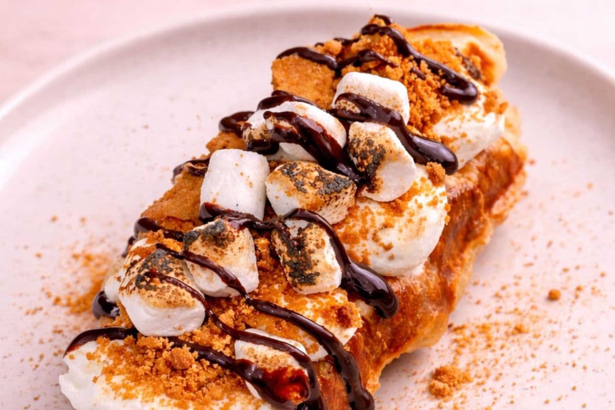 Campfire Smore's Croffle