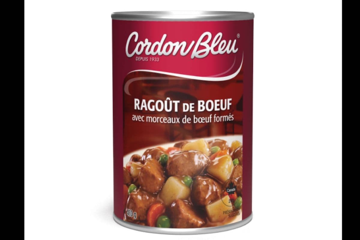 Cordon Bleu - Ragoût de Boeuf avec Morceaux de Boeuf Formés / Beef Stew with Formed Beef Chunks (410 g)