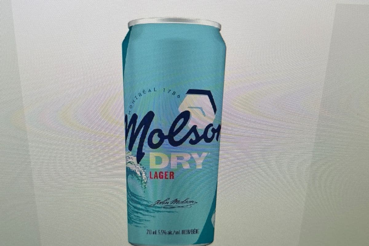 Molson Dry Beer (1 x 710 ml Can)