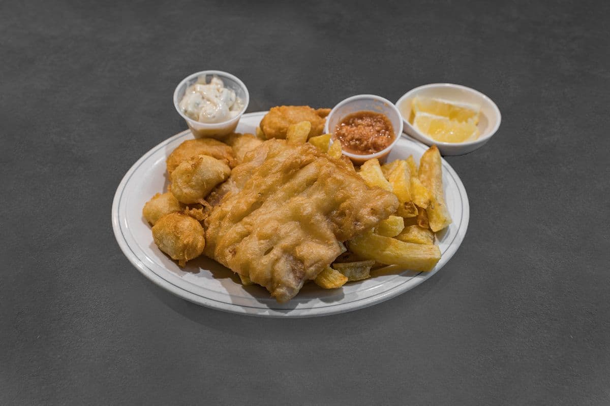 Halibut Fisherman's Platter
